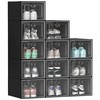 YITAHOME XL Shoe Storage Storage Boxes, 12-Pack Stackable Shoe Rack