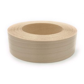 Edge Supply Birch 1-1/2" X 25 ft Roll, Wood Veneer Edge Banding Preglued, Iron on with Hot Melt Adhesive, Flexible Wood Tape Sanded to Perfection. Easy Application, Made in USA
