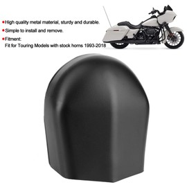 Fydun Cover Hd - Horn Cover Replacement?Motorcycle Horn Cover Replacement Compatible with Touring with Stock Hofor RNS 1993?2018 (Black)