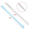 Hestya 25 Pcs Glitter Reusable Plastic Straws 9 Inches Long