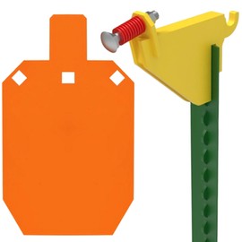 BLANCOHABIL 1/2" Thick 12”x20” AR500 Steel Targets for Shooting and T Post Target Hanger, Suitable for Shooting Training in Outdoor Backyards or Shooting Ranges