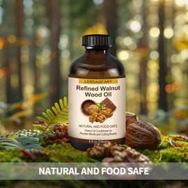 LERSAISFANY Walnut Wood Oil Bowl Conditioner, Walnut Oil for Wooden Cutting Board and Bowl 8oz