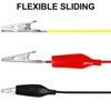 20 PCS Alligator Clips Electrical, 5-Color 21.5inch Test Leads with