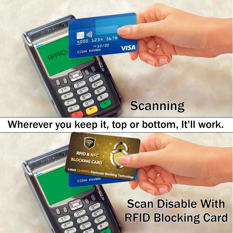 SaiTech IT 5 PK RFID Blocking Cards Protect Your Entire