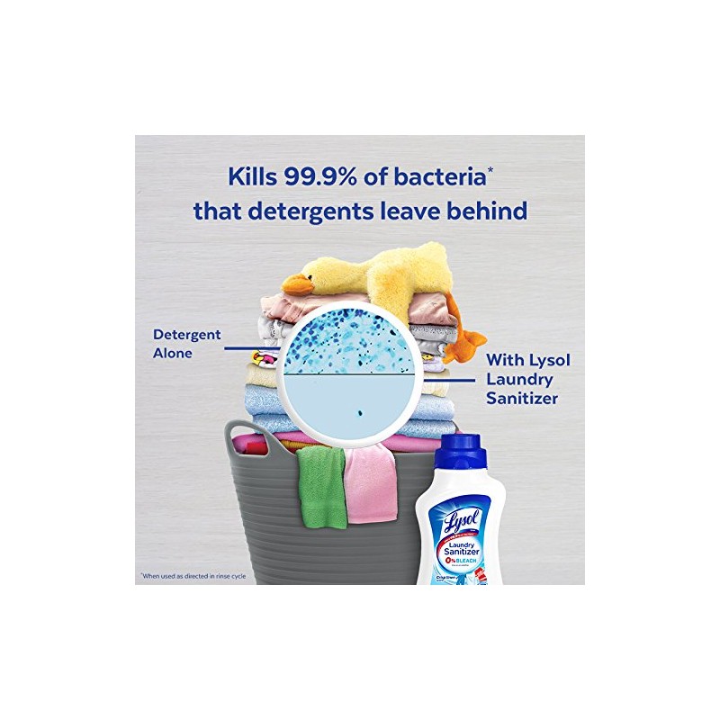 Lysol Laundry Sanitizer Additive, Sanitizing Liquid For Clothes And Linens,