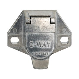 Buyers Products 2-Way Die-Cast Zinc Trailer Connector -Truck Side - Horizontal Pin Arrangement (TC1002)