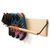 PeachyModern Wall Mounted Shoe Rack - A Wooden, Modern, Slim,