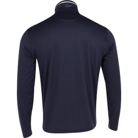 Greg Norman Men's Leaderboard 1/4 Zip Stretch Golf Pullover Navy L