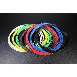 Audiopipe 18 GAUGE 7 WAY TRAILER WIRE KIT 100 FT EA LIGHT BRAKE POWER GROUND BATTERY AWG