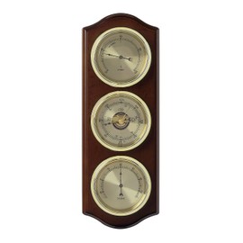TFA Dostmann Wetterstation mit Barometer, Braun