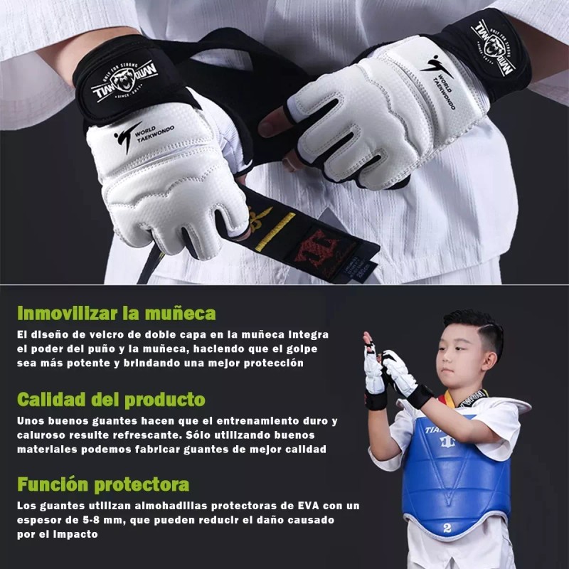 Getrich Guantes Boxeo De Medio Dedo/guantes Entrenamiento De Boxeo