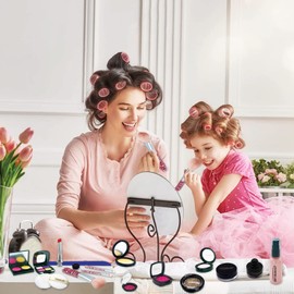 OTONOPI Makeup Toy, Cosmetic, Non-colored, Girls, Pretend Play, Safe, Gift, Christmas, 21-Piece Set, 6 Years Old