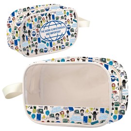 G2TUP Lumon Industries Makeup Bag MDR Group Gifts Mark and Helly Gifts Macrodata Refinement Dept Gift (TheWorkIs Clear CA)