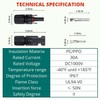 TOMSHIELE MC4 Connectors Connector for Outdoor and Solar Power Systems,