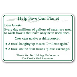 Hotel BNB Towel Sticker Decal waterproof outdoor high quality White Background