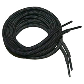 Collonil Shoe Laces Round Thin 2 mm Rund 75-90 cm (75 cm, Black)