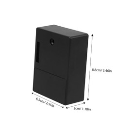 Operitacx Invisible Smart Cabinet Lock No Drilling Required RFID Access Control for Proofing for Wardrobes Cabinets and Furniture Secure Your Valuables with Unlocking Black