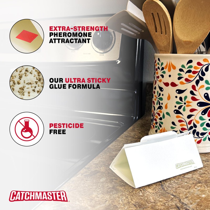 Catchmaster Pantry Pest & Moth Traps 6-Pk, Bug Killer for