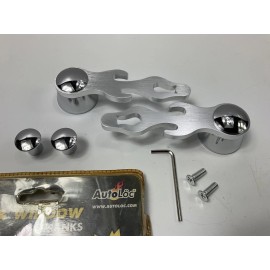 Autoloc AUTDNWC003 Universal Flame Billet Window Crank Handle Set