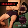REELINDRY Men’s Incontinence Underwear Washable Leak Proof Boxer Briefs Absorbency