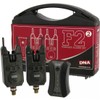 DNA Leisure Carp Bite Alarm Set 2pc Wireless Receiver With