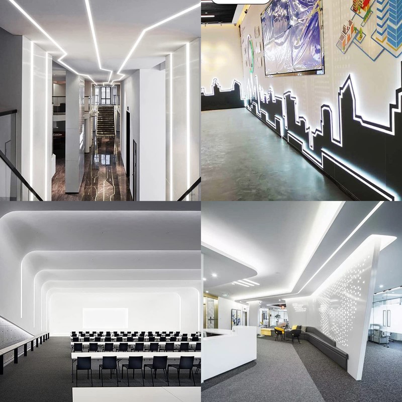 GOMING 24V 15mm Width COB LED Strip Cool White 6000K