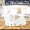 PerfectHD Steckdosenadapter mit Überspannungsschutz - Zwischenstecker - Blitzschutz - 5er-Set