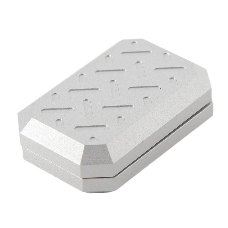 Push Slider Card Toy Textured Pattern Anxiety Relief Aluminum Alloy
