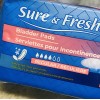 Sure & Fresh (10) Unsented Regular Bladder Pads. For Incontinence.