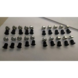 Unbranded Threaded Nut Inserts Steel 20 Pack Body Fasteners Racecar bodies IMCA USMTS UMP