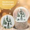 Christmas Snow Globe | Hut Magic Two Deer Christmas Tree