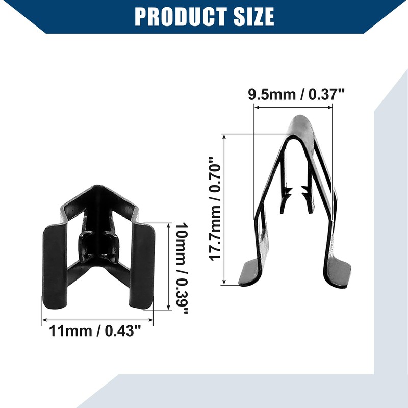 Hihaha Console Dash Panel Fastener Retainer Clips Rivets for Car