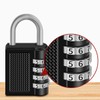 Padlock Combination Lock 4 Digits Suitcase Lock Combination Lock Security