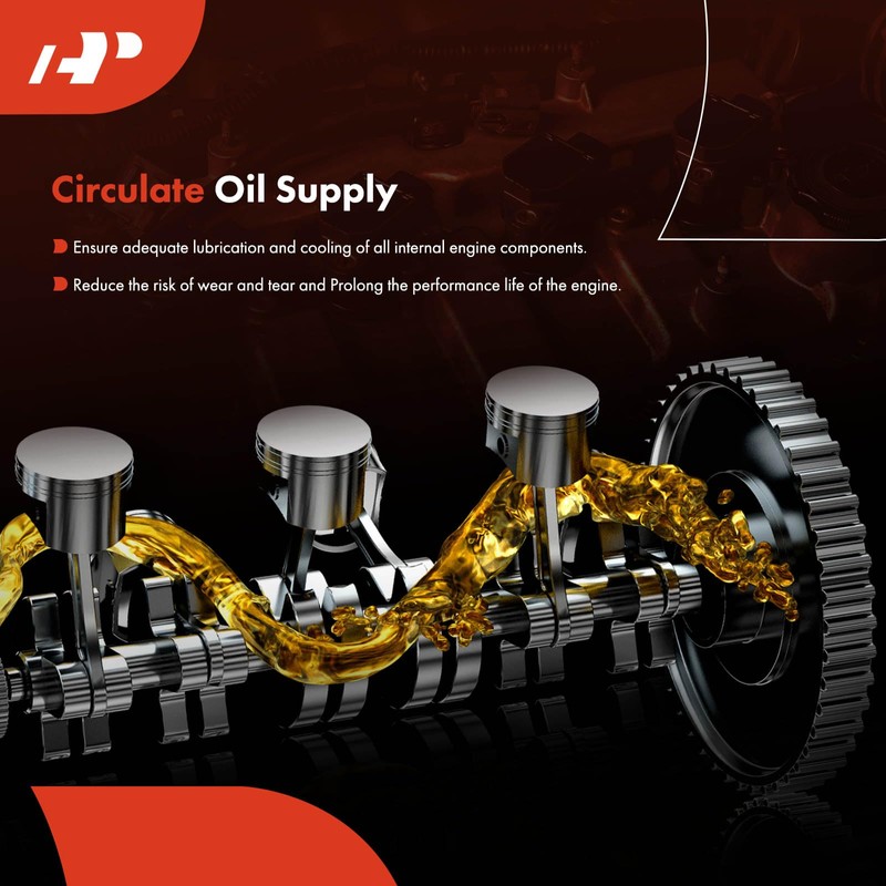 A-Premium Engine Oil Pump - Compatible with Volkswagen Beetle 1969