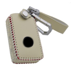 Real Leather Remote Keyless Key Fob Cover Case Protector for Volvo XC40 XC60 XC90 S60 S90 V60 V90 2019-2025