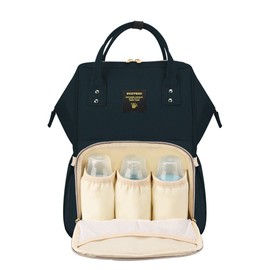 SUNVENO Diaper Bag Backpack for Baby Care, Multi-Functional Mommy Bag Nappy Changing Bag with Insulated Pockets