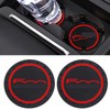 Car Cup Holder Insert Anti-Dust Non-Slip Rubber Coaster Mats Compatible