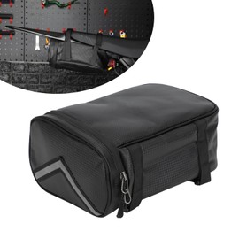 Motorcycle Rear Bag, Multifunctional PU Leather Motorcycle Bag, Back Seat Bag for Sur Ron Motorcycle, Dirt Bike, Dual Sport, Enduro