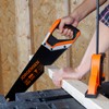 JORGENSEN 15” Hand Saw, Black Coated Coarse Handsaw 8TPI for