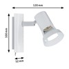 Paulmann Spotlight Teja max. 1x10W GU10 Weiß 230V Metall