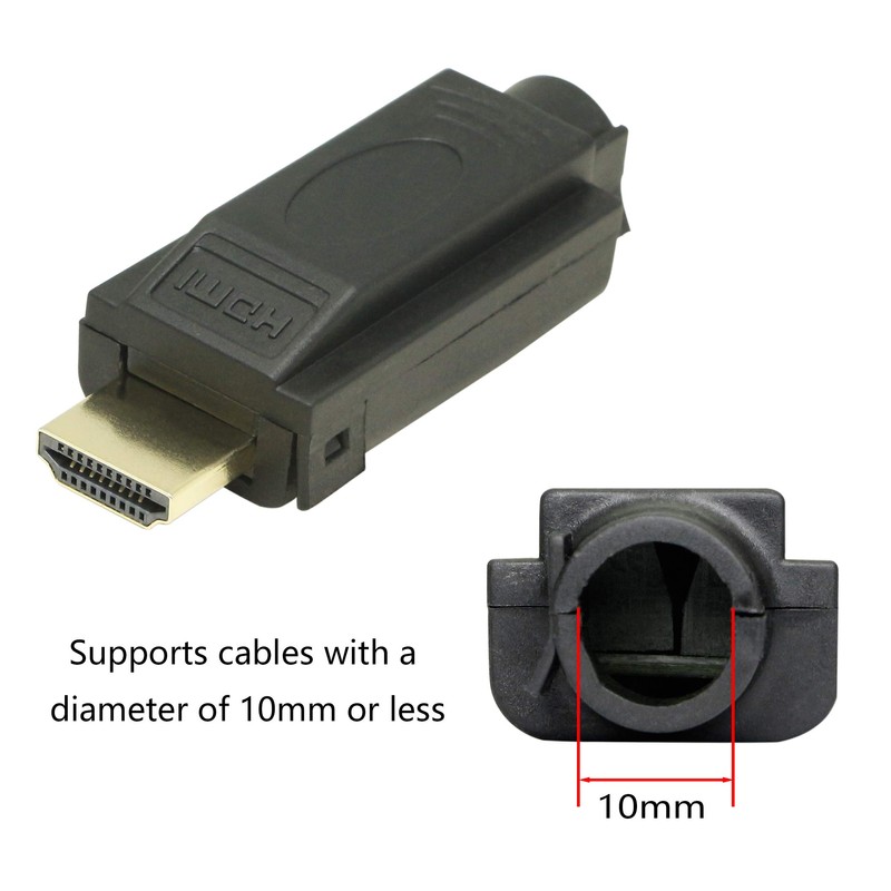 CERRXIAN HDMI Male to Male Adapter Gold Plated Seamless with
