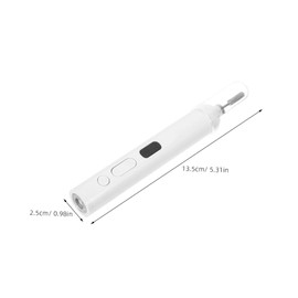 STOBAZA Manicure Machine Nail Drill Kit Nail Drill Bit Electric Nail File Electric Nail Drill Machine Kit Nail Accessories Drill Bits Nail Tech Nail Tools Salon Drill Bits Plastic White