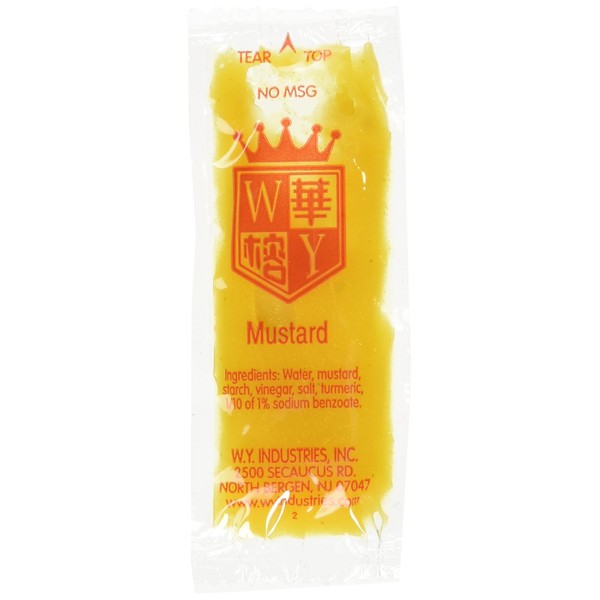 W.Y 50 Packages Chinese Mustard Packets