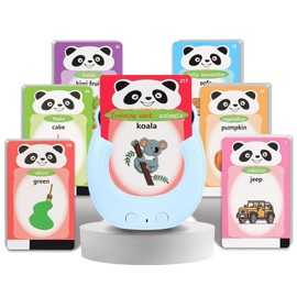 Xbnmex Talking Flash Cards, Speech Therapy Autism Sensory Toys, Learning Educational Toys Gifts for Age 3 4 5 6 Years Old Boys and Girls, 224 Sight Words Blue