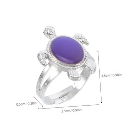 PACKOVE 20pcs Changing Turtle Emotion for Unisex Mood Temperature Jewelry for Boys and Girls and Adults Fun for Valentine Day and Special Occasions