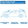 KUAFU Rear Trunk Spoiler Lid Wing Lip Compatible with 2011-2023