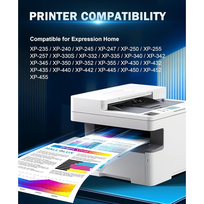 HALLOLUX Multipack 29XL Printer Cartridges XP-342 XP-352 Cartridges for Epson