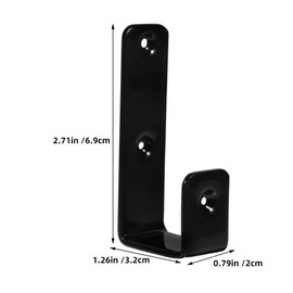 TOPPERFUN 6pcs Bunk Bed Ladder Hook Holder Rubber-Coated Bracket for Bunk Beds Versatile Bedroom Accessory for Hanging Clothes Bags Easy Installation Chic Design