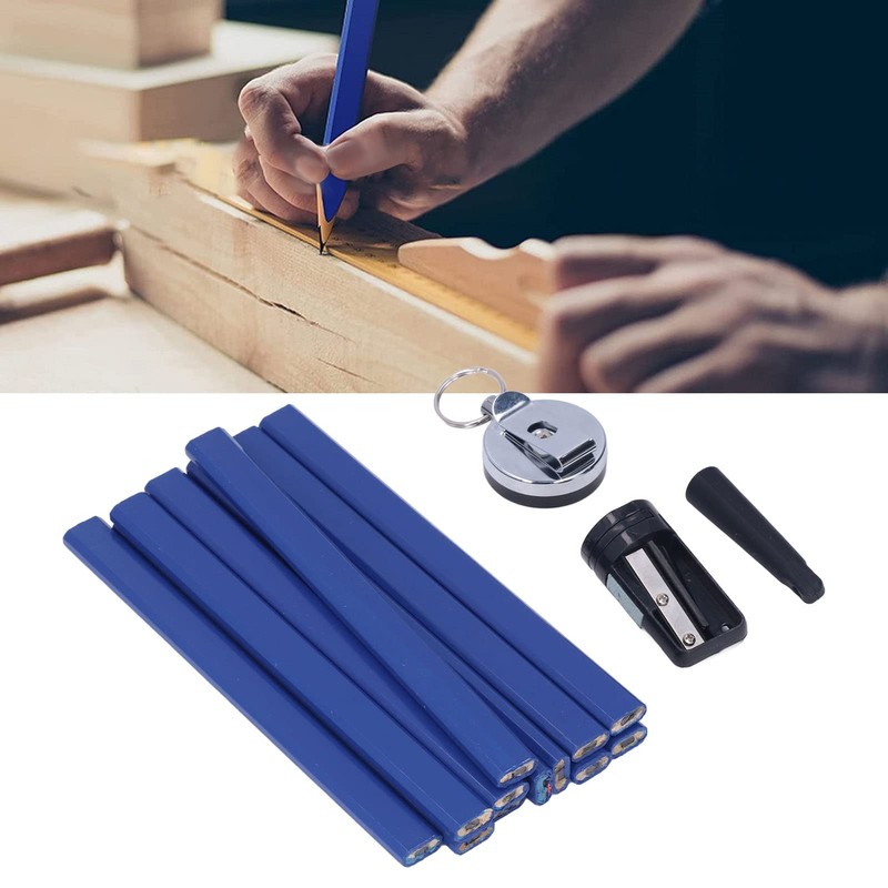 TOPINCN Juego de Lápices de Carpintero, Kit de Lápices de