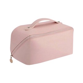 Glam'Up Paris - Large Toiletry Bag for Men and Women - Makeup Bag - Storage Bag - Travel Organizer - Pink, Pink, Multi-Function Pencil case